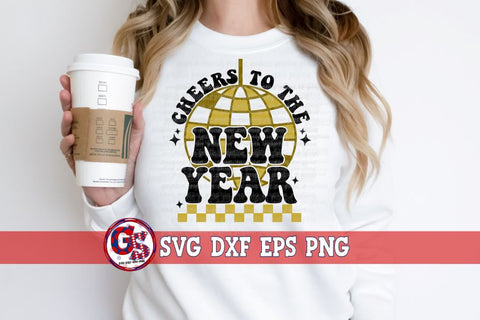 Retro New Year Bundle SVG DXF EPS PNG SVG Greedy Stitches 
