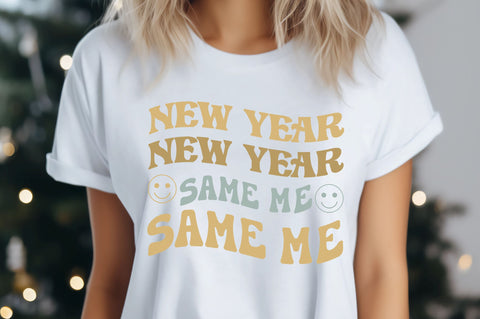 Retro New Year Svg Bundle SVG Regulrcrative 