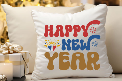 Retro New Year SVG Bundle SVG Regulrcrative 