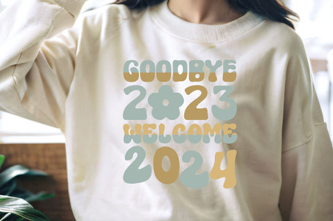 Retro New Year Svg Bundle SVG Regulrcrative 