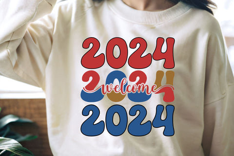 Retro New Year SVG Bundle SVG Regulrcrative 