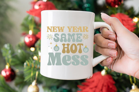 Retro New Year Svg Bundle SVG Regulrcrative 