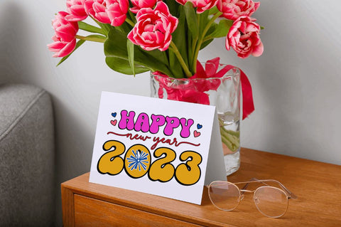 Retro New Year SVG Bundle SVG Regulrcrative 