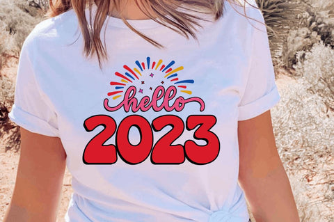 Retro New Year SVG Bundle SVG Regulrcrative 