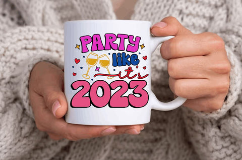 Retro New Year SVG Bundle SVG Regulrcrative 