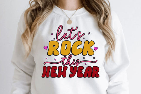 Retro New Year SVG Bundle SVG Regulrcrative 