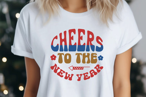 Retro New Year SVG Bundle SVG Regulrcrative 