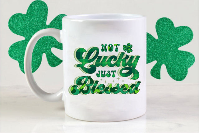 Retro Not lucky just blessed Sublimation Sublimation SVGista 