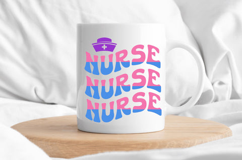 Retro Nurse SVG Bundle SVG Regulrcrative 