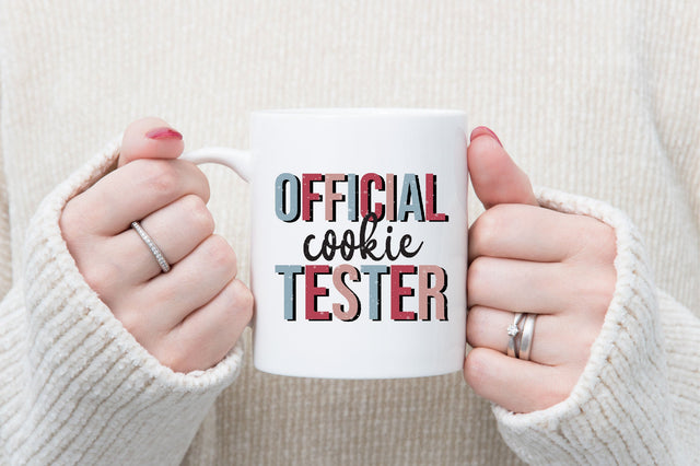Retro Official cookie tester SVG SVGista 