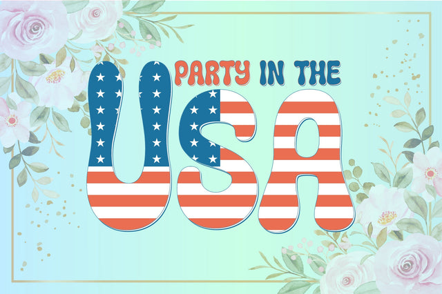 Retro Party In The Usa Sublimation Creativeart88 