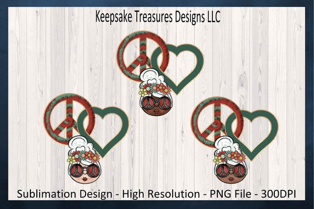 Retro Peace Love Mrs. Claus, Set Of Three Different Colors, Xmas Tie Dye, Sublimation PNG, Retro Christmas, Digital Download, PNG Printable Sublimation Keepsake Treasures Designs LLC. 