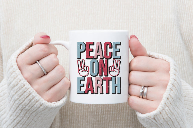 Retro peace on earth SVG SVGista 
