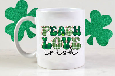 Retro Peach love irish Sublimation Sublimation SVGista 