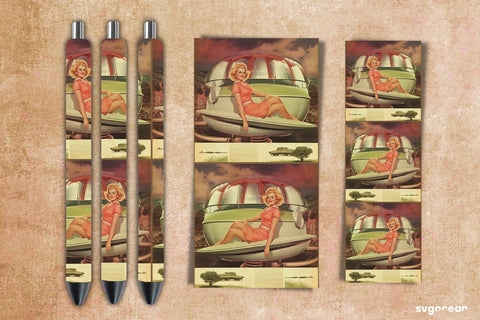 Retro Pen Wrap | Sublimation Sublimation SvgOcean 