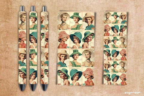 Retro Pen Wrap | Sublimation Sublimation SvgOcean 