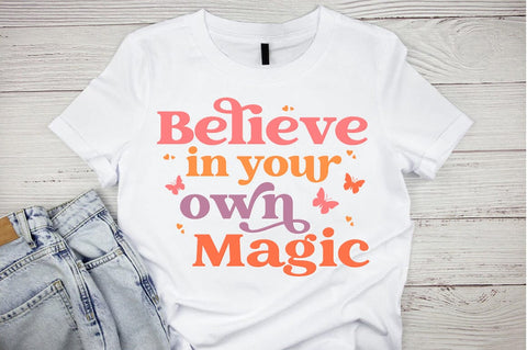 Retro Positive Quotes Sublimation Bundle SVG Shetara Begum 