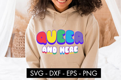 Retro Pride Day LGBTQ SVG Bundle PNG Cut file SVG Freeling Design House 