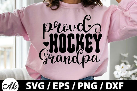 Retro Proud Hockey SVG Bundle SVG akazaddesign 
