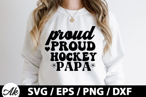 Retro Proud Hockey SVG Bundle SVG akazaddesign 
