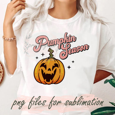 Retro Pumpkin Season PNG, Spooky Season Design Png, Halloween Png, Fall Pumpkin Png, Spooky Vibes Sublimation Png, Digital Download Sublimation PrintingLife 