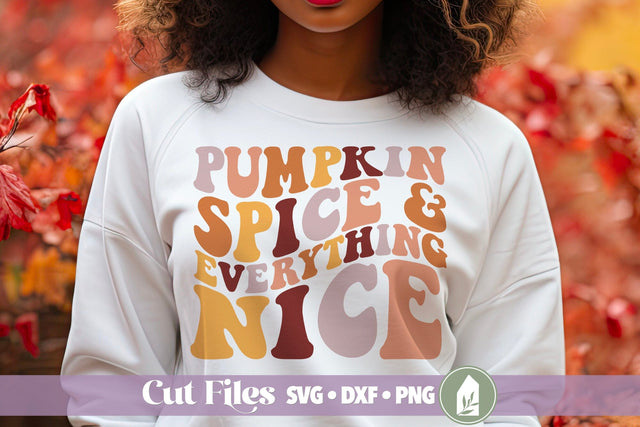 Retro Pumpkin Spice & Everything Nice SVG SVG LilleJuniper 