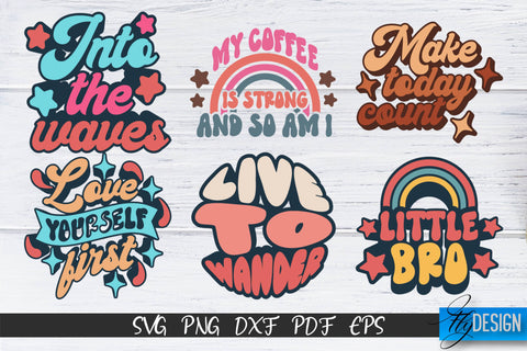 Retro Quotes SVG Bundle | Funny Sayings SVG | Retro Quotes Design Bundle | vol. 2 SVG Fly Design 