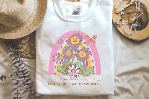 Retro Rainbow Quote Sublimation Sublimation Jagonath Roy 