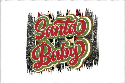 Retro Santa Baby Sublimation Sublimation Jagonath Roy 