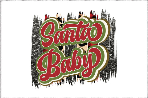 Retro Santa Baby Sublimation Sublimation Jagonath Roy 
