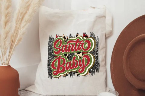 Retro Santa Baby Sublimation Sublimation Jagonath Roy 