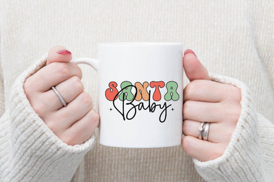 Retro Santa Baby Svg SVG SVGista 