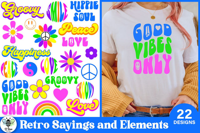 Retro Sayings and Elements SVG Bundle SVG B Renee Design 