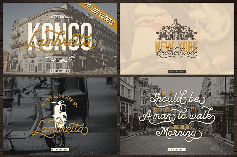 Retro Script Bundle - So Fontsy