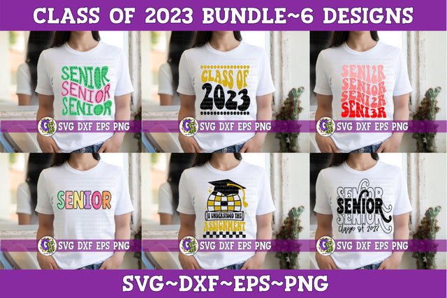 Retro Senior Bundle SVG DXF EPS PNG SVG Greedy Stitches 