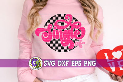 Retro Single AF SVG DXF EPS PNG SVG Greedy Stitches 