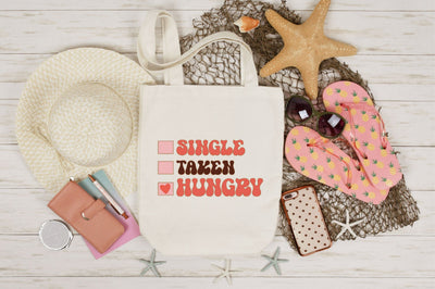 Retro Single taken hungry SVG SVGista 