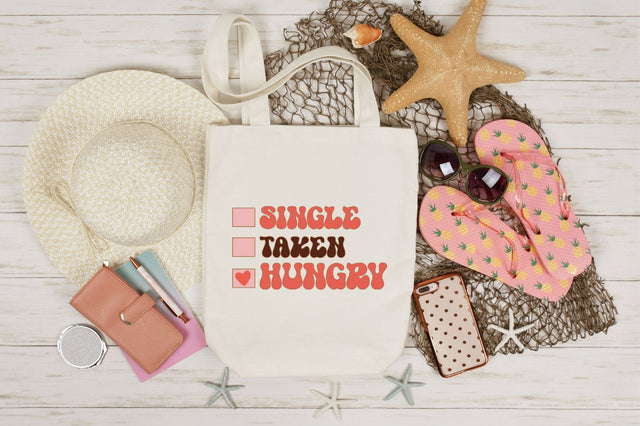 Retro Single taken hungry SVG SVGista 