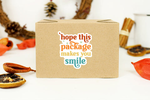 Retro Small Business Packaging Stickers I Retro Stickers SVG Happy Printables Club 