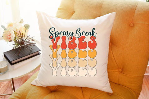 Retro Spring Break Vibes PNG Sublimation Sublimation designartist 