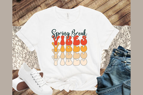 Retro Spring Break Vibes PNG Sublimation Sublimation designartist 