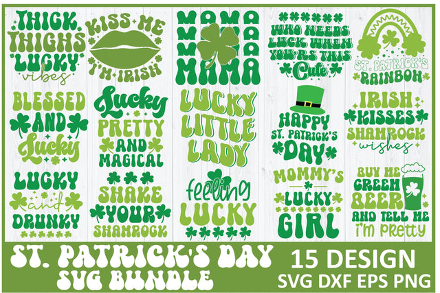 Retro St Patrick's Day Bundle SVG md faruk hossain 