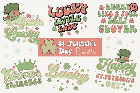 Retro St .Patrick's Day Bundle SVG Rupkotha 