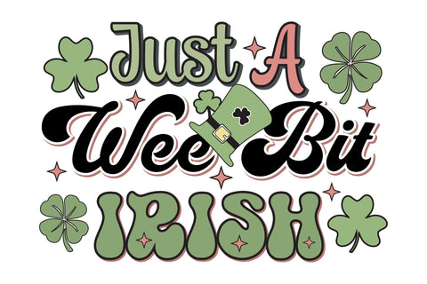 Retro St. Patrick's Day Sublimation Bundle Sublimation Rupkotha 