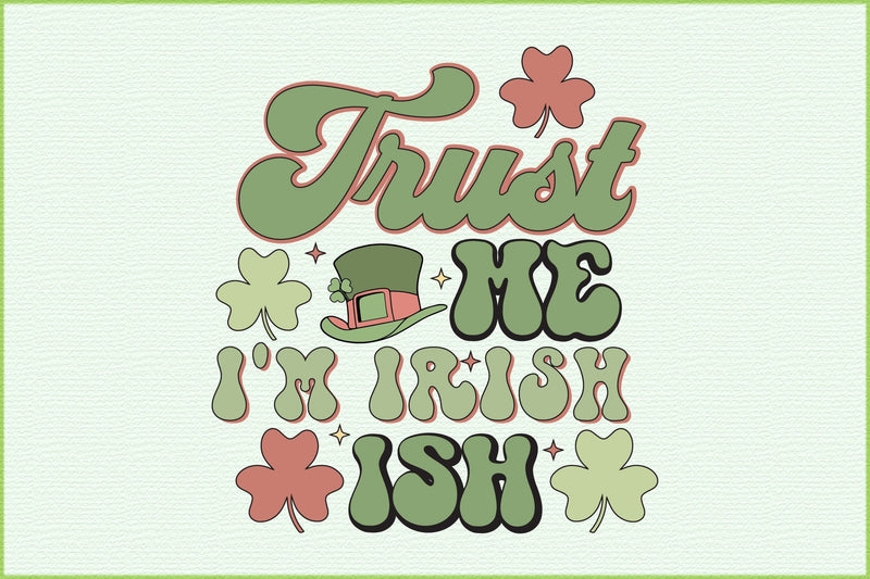 Retro St. Patrick's Day Sublimation SVG Rupkotha 