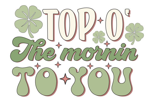 Retro St. Patrick's Day Sublimation SVG Rupkotha 