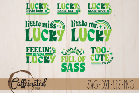 Retro St. Patrick's Day SVG Bundle SVG Caffeinated SVGs 