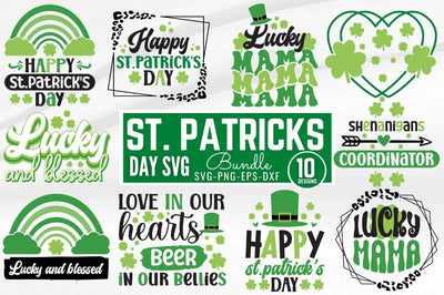 Retro St Patrick's Day SVG Bundle SVG DESIGNISTIC 