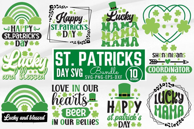 Retro St Patrick's Day SVG Bundle SVG DESIGNISTIC 