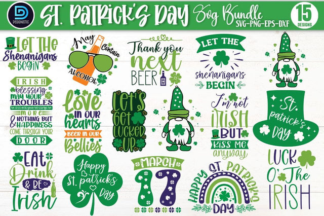 Retro St Patrick's Day Svg Bundle SVG DESIGNISTIC 